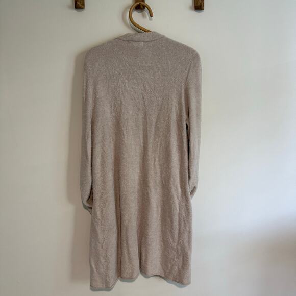 Barefoot Dreams CozyChic Lite Knit Cardigan Duster in Bisque - Large (L) - Picture 2 of 5